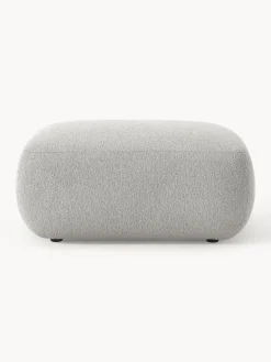 Reposapies Puf En Tejido Boucle Sofia