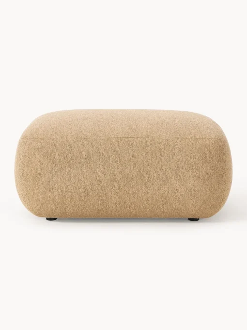 Reposapies Puf En Tejido Boucle Sofia
