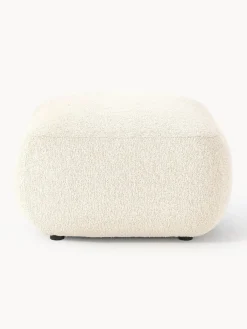 Reposapies Puf En Tejido Boucle Sofia