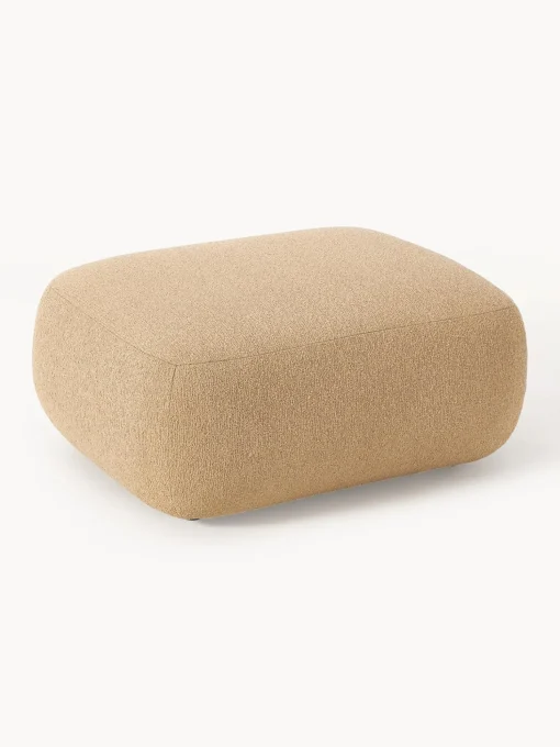 Reposapies Puf En Tejido Boucle Sofia