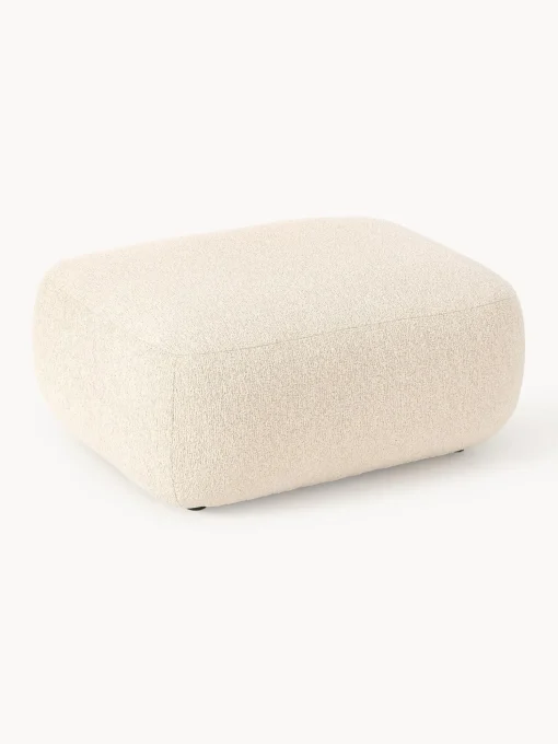 Reposapies Puf En Tejido Boucle Sofia