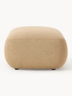 Reposapies Puf En Tejido Boucle Sofia