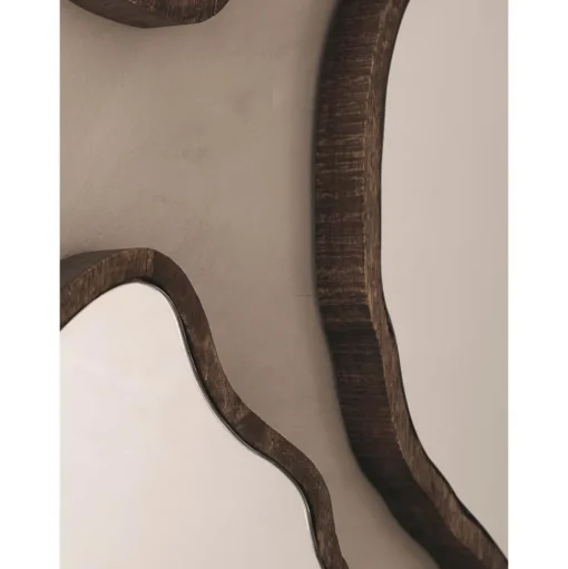Set De Espejos De Pared Con Forma Organica Bello, 3 Uds.