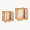 Set De Estantes De Pared De Ratan Zeya, 2 Uds.