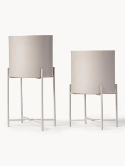 Set De Maceteros De Metal Mina, 2 Uds.