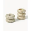 Set De Portavelas Y Candelabros 2En1 De Marmol Orta, 2 Uds.