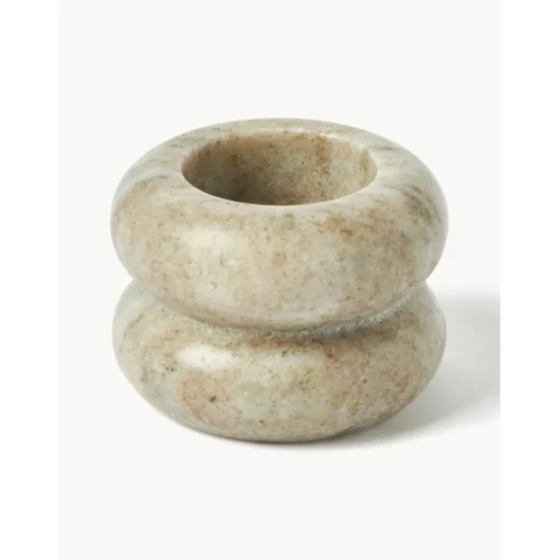 Set De Portavelas Y Candelabros 2En1 De Marmol Orta, 2 Uds.