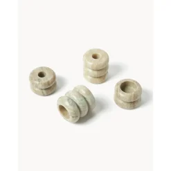 Set De Portavelas Y Candelabros 2En1 De Marmol Orta, 2 Uds.