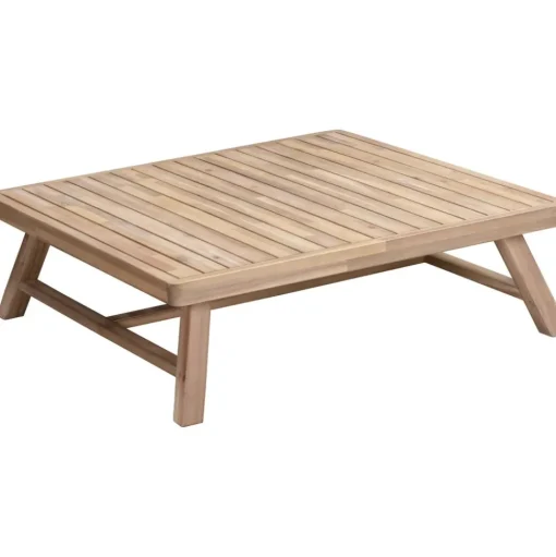 Set Lounge Para Exterior De Madera De Acacia Lu, 4 Pzas.