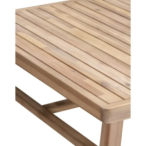 Set Lounge Para Exterior De Madera De Acacia Lu, 4 Pzas.