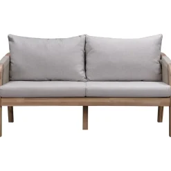 Set Lounge Para Exterior De Madera De Acacia Lu, 4 Pzas.