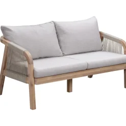 Set Lounge Para Exterior De Madera De Acacia Lu, 4 Pzas.