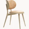 Silla Artesanal De Cuero Y Madera Rocker
