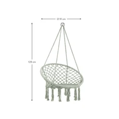Silla Colgante Con Flecos Bang