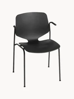 Silla Con Reposabrazos Artesanal De Plastico Nova Sea