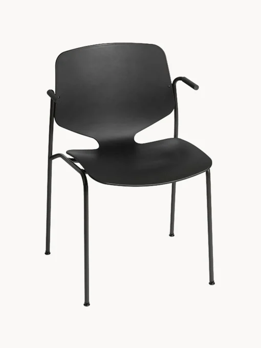 Silla Con Reposabrazos Artesanal De Plastico Nova Sea