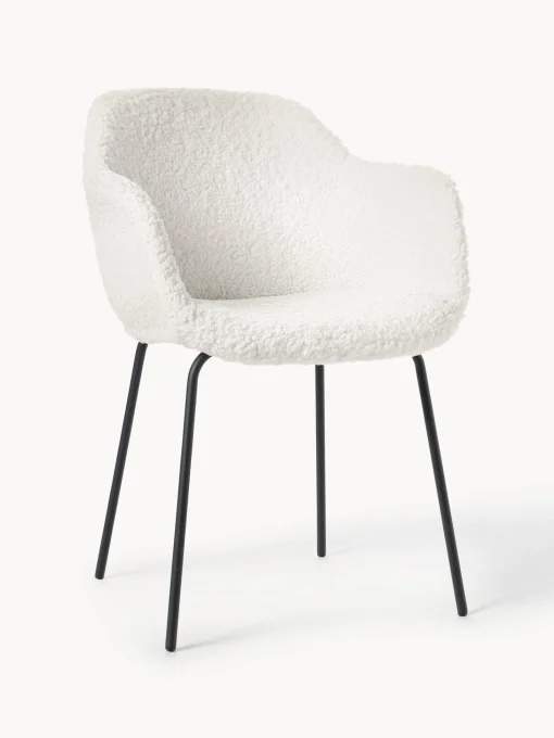 Silla Con Reposabrazos De Borreguillo Fiji