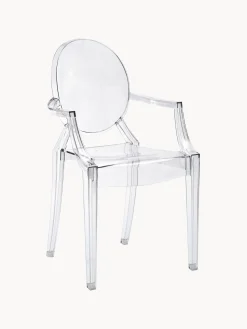 Silla Con Reposabrazos De Diseno Louis Ghost
