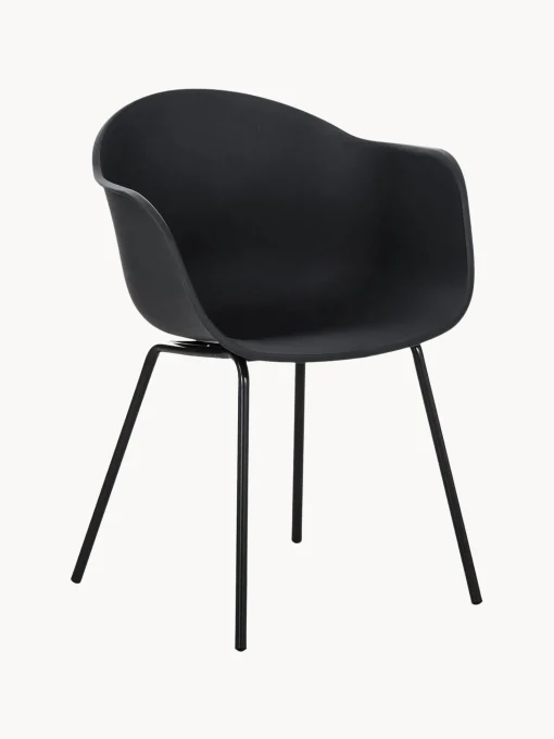Silla Con Reposabrazos De Plastico Claire