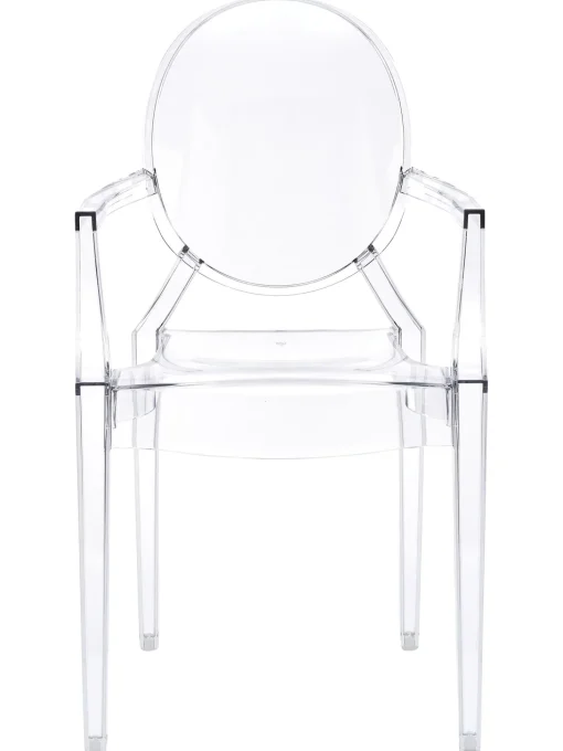 Silla Con Reposabrazos De Diseno Louis Ghost