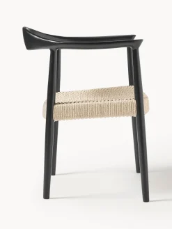 Silla Con Reposabrazos De Madera De Fresno Pavel
