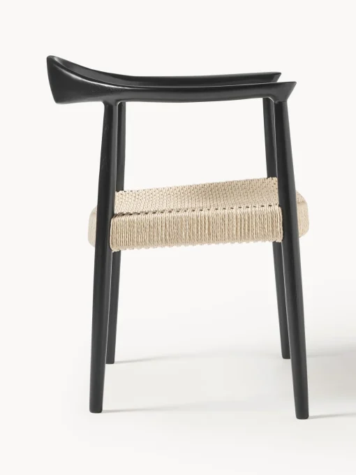 Silla Con Reposabrazos De Madera De Fresno Pavel
