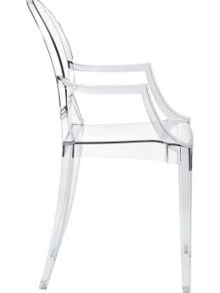 Silla Con Reposabrazos De Diseno Louis Ghost
