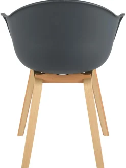Silla Con Reposabrazos De Plastico Claire
