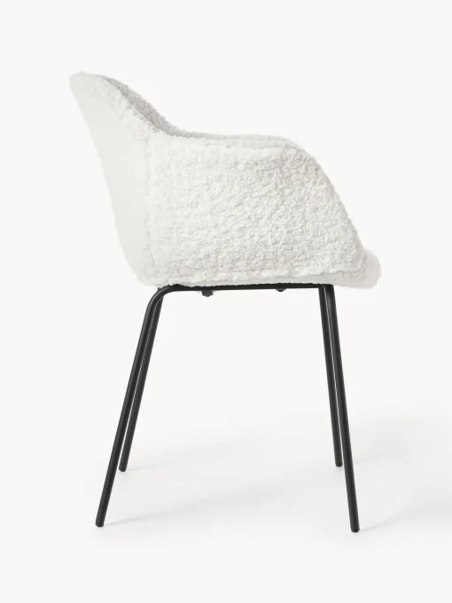 Silla Con Reposabrazos De Borreguillo Fiji