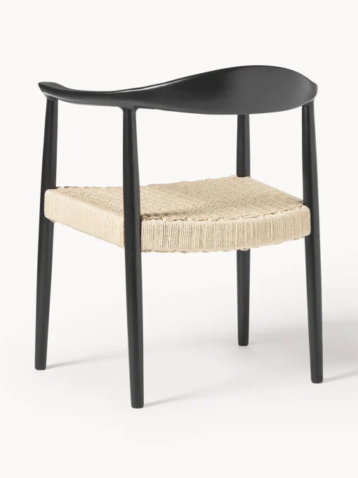Silla Con Reposabrazos De Madera De Fresno Pavel