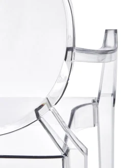 Silla Con Reposabrazos De Diseno Louis Ghost