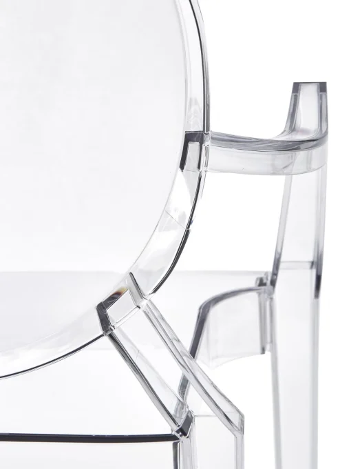 Silla Con Reposabrazos De Diseno Louis Ghost