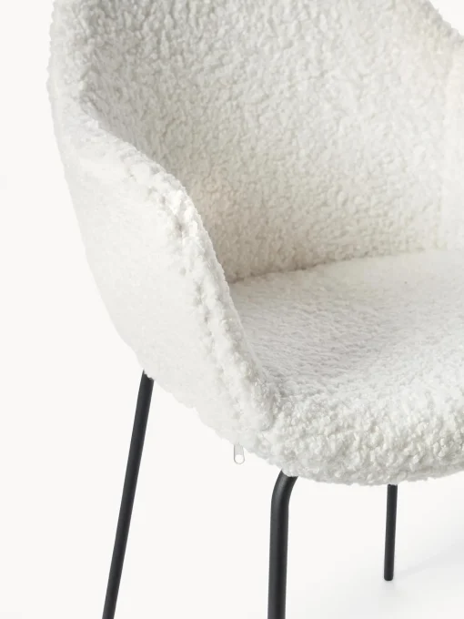 Silla Con Reposabrazos De Borreguillo Fiji