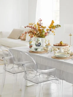 Silla Con Reposabrazos De Diseno Louis Ghost