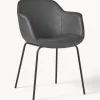 Silla Con Reposabrazos Pequena De Cuero Sintetico Fiji