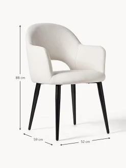 Silla Con Reposabrazos Tapizadas Rachel