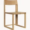 Silla De Madera De Roble Outline