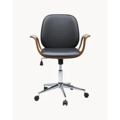 Silla De Oficina De Cuero Artificial Patron, Altura Regulable
