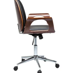 Silla De Oficina De Cuero Artificial Patron, Altura Regulable