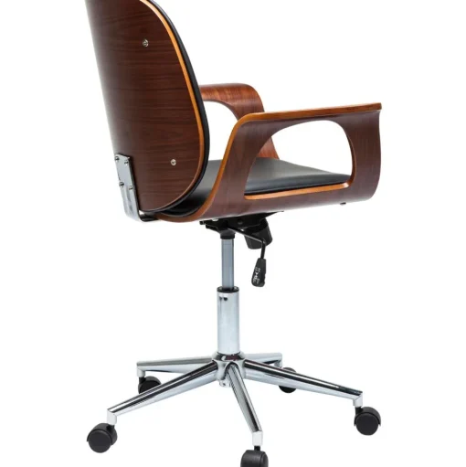 Silla De Oficina De Cuero Artificial Patron, Altura Regulable