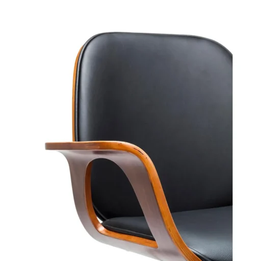 Silla De Oficina De Cuero Artificial Patron, Altura Regulable