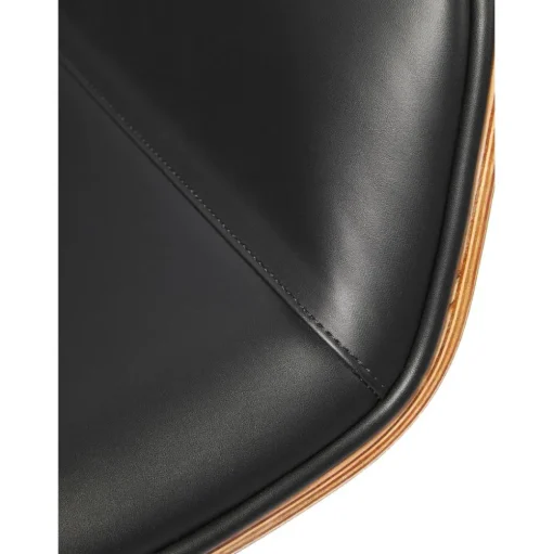 Silla De Oficina De Cuero Sintetico Rouven, Altura Regulable