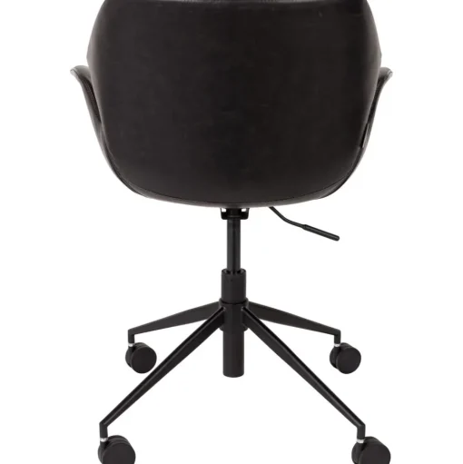 Silla De Oficina De Cuero Sintetico Nikki, Altura Regulable