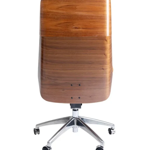 Silla De Oficina De Cuero Sintetico Rouven, Altura Regulable