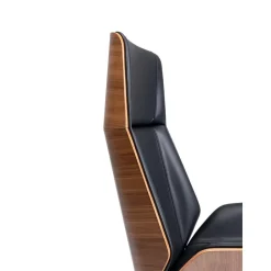 Silla De Oficina De Cuero Sintetico Rouven, Altura Regulable