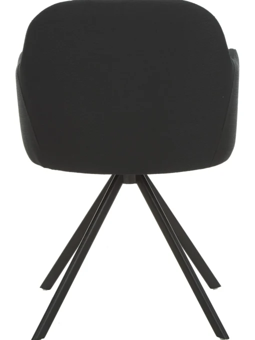 Silla Giratoria Con Reposabrazos Tapizada Lola