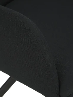 Silla Giratoria Con Reposabrazos Tapizada Lola