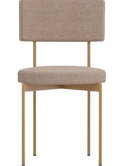 Silla Tapaizada De Metal Sedia