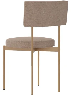 Silla Tapaizada De Metal Sedia