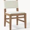 Silla Tapizada De Madera Liano